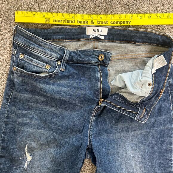 Pistola Arielle Skinny Jeans Size 32 x 27 Women's distressed - Picture 4 of 6